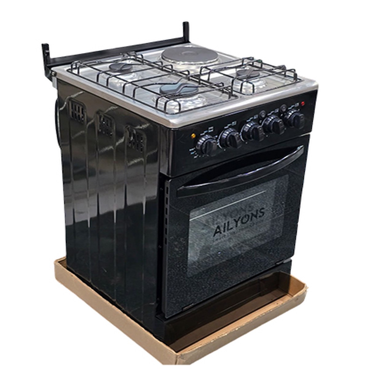 Ailyons JCZ-D500 5055 3 Gas + 1 Electric Gas Cooker  Compact & Efficient Kitchen Stove