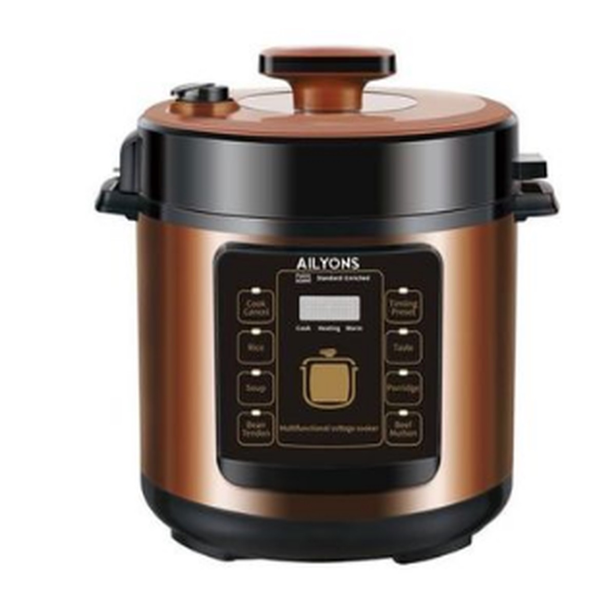 AILYONS LS-A4 6L Pressure Cooker  Premium Capacity, Fast & Even Cooking, Safety Lock System, Ideal for Everyday Meals in Homes